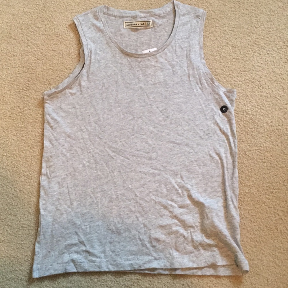 Gray Muscle Tee